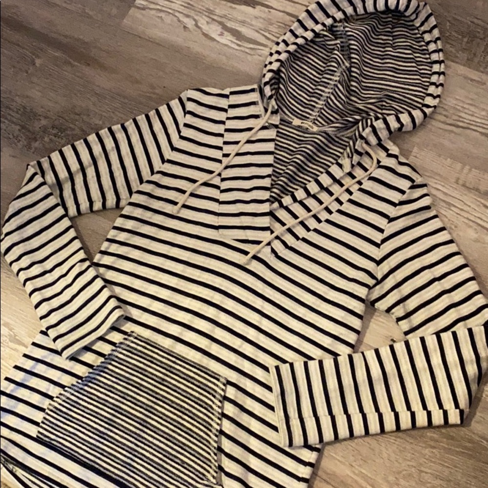 LA Made navy & white hoodie